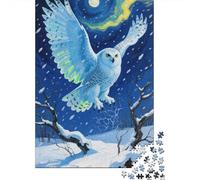 Navigate Through The Beauty of Owl - A 1000 Piece Wooden Puzzle for Ages 15 to 55 - Engaging, Educational, Entertaining