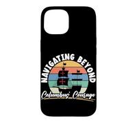 Navigating Beyond Columbus' Courage Columbus Day Case for iPhone 15