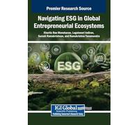 Navigating ESG in Global Entrepreneurial Ecosystems