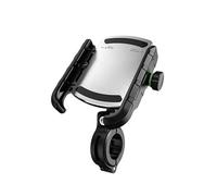 Navigation Bracket phone 360° Rotation Bicycle Motorcycle Phone Holder Cycling Navigation Bracket For Cell Phones Aluminium Alloy Bike Smartphone Stand(Silver)