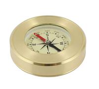 Navigation Compass for Outdoor Hiking and Mountaineering | Build Accurate Golden Copper Finish Mirror-polished Acrylic Waterproof Portable Design with Scale and Pointer