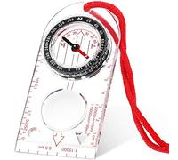 Navigation Compass Orienteering Compass Hiking Compass with Adjustable Declination for Expedition Map Reading, Navigation, Orienteering and Survival (1 Piece)