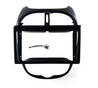 Navigation Fascias Frame 9 Inch 2 Din Car Dashboard Frame CAR DVD Radio Panel Navigation For Peugeot 206 2000-2010 Android(Frame an ISO)