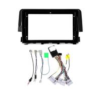 Navigation Frame Radio Bezel 9Inch Car Radio Fascia Panel Dash Kit Install Facia Console Bezel Adapter Plate Trim Frame For Civic 10 FC FK 2015-2019 2020 2021