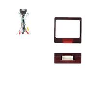 Navigation Frame Radio Bezel For ALFA For ROMEO For MITO 2008 Radio Frame DVD Stereo Panel Dash Mount Trim Kit Harness Wiring Power Cord Cable Canbus Decoder