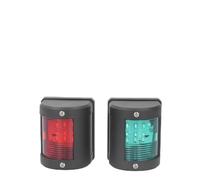 Navigation Lights, 2PCS Led Stern Lights, IP54 Marine Strip Lights for Boat Lights Bow and Stern Light PC Starboard Green Port Red 112.5° Beam Angle, Boat Light 12V 24VDC