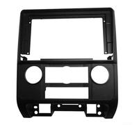 Navigation Panel, ABS Material, Silver/Black, Large Screen Navigation Modification Frame, Wear-Resistant Non-Deformation Design, Installation Upgrade, For Escape 2009 Car Audio System(Black)