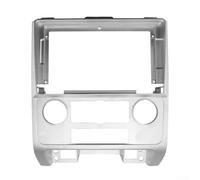 Navigation Panel, ABS Material, Silver/Black, Large Screen Navigation Modification Frame, Wear-Resistant Non-Deformation Design, Installation Upgrade, For Escape 2009 Car Audio System(Silver)