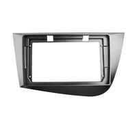 Navigation Panel Frame 9 INCH Car Radio Fascia Dash Installation Stereo GPS DVD Panel CD Player Frame Bezel Fit For SEAT LEON 2005-2012 Frame Dash Panel Trim(Only frame)