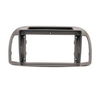 Navigation Panel Frame 9in 2Din Car Radio Stereo Dash Trim for Micra March K12 2002-2010 - Durable ABS Material, Easy Installation, Stylish Interior Upgrade (Without power cord)