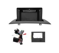 Navigation Panel Frame Frame Navigation Fascia Tri 9 Inch Car Radio Installation Fascias Panel Fit For BMW X3 E83 2006-2010 Dash Fitting Kit ABC Plastic Frame(Frame Canbus Cable)