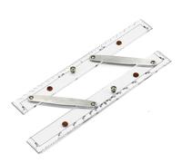 Navigation Parallel Ruler, Strong and Clear Scale Marine Navigation Tool with Great Transparency for Nautical Plotting and Drawing