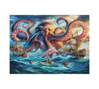 Navigation Sailboat 500 Piece Complete Jigsaw Puzzle Set The Sea Ship Teens Beginners Educational Challenge Puzzle Fans Group Play Anniversary Fathers Thick Cardboard 500 PCS