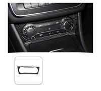 Navigation Screen Film Car Styling Center Console Air Conditioning Frame Decoration Cover Trim For CLA For GLA A B Class C117 X156 W176 W246(Carbon Fiber Color)