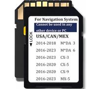 Navigation SD Card for Mazda 3,6,CX3,CX5,CX9,MX5 GPS Maps without | Compatible with Mazda (2014-18)-3, (2016-23)-6, (2016-23)-Cx3, (2016-20)-CX5, (2016-20)-Cx9, (2016-23)-Mx5