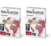 Navigator Presentation Paper 100gsm A4 White Ref NAV1000002 [250 Sheets] (Pack of 2)