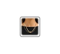 Navirix Gold Chunky Statement Necklace for Women Big Ball Two Tone Choker Necklace Trendy Bead Layered Necklace Unique Africa Jewelry Accessories, L, Metal, No Gemstone