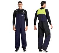 Navis Marine Men's Waterproof Sailing Trousers - Ocean PRO 3-Layer Durable Marine Pants, Windproof & Breathable for Sailing, Fishing, Offshore Work(Dark Navy,XL)