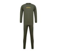 Navitas Thermal Base Layer Set - Green - Carp Fishing Camping Outdoor Thermal Winter Clothing (1, Green, 3XL)