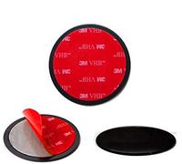 Navitech 80mm (TWIN PACK) Circular Adhesive Universal Dash Disc Compatible With The Use With Windscreen Suction Cups Compatible With The TomTom GO 40