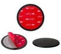 Navitech 80mm (TWIN PACK) in Car Adhesive Universal Dash Disc For Windscreen Suction Cups Compatible With Snooper PL 6600 Truckmate 7 Inch GPS