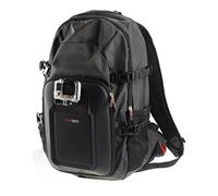 Navitech Action Camera Backpack With Red Storage Case And Integrated Chest Strap Compatible With The MUSON Action Camera, HD 1080P Sports DV WiFi Digital Video Camcorder