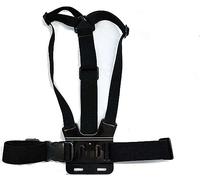 Navitech Adjustable Elastic Body Harness Strap - Compatible With Dragon TouchVision 3 Action Camera