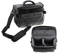 Navitech Black Camcorder Carry Bag With shoulder Strap Compatible With The SEREE FHD 1080P Camcorder