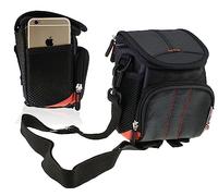 Navitech Black Camera Shoulder Bag Compatible with FIREFOTO 4K 72MP Autofocus Digital Vlogging Camera
