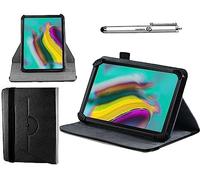 Navitech Black Case With 360 Rotational Stand & Stylus Compatible With AZEYOU 10.1" Tablet