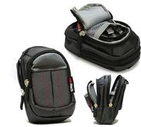 Navitech Black Compact Camera Case Compatible with SOPPY FHD 1080P 44MP Compact Camera