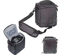 Navitech Black DSLR SLR Camera Bag Compatible with Canon PowerShot V1 Compact Camera