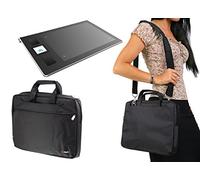Navitech Black Graphics Tablet Case/Bag Compatible With The Huion H950P with shoulder strap