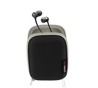 Navitech Black Hard Protective Earphone Case Compatible with The Urbanista Berlin-Dark Clown Earphones