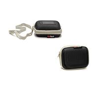 Navitech Black Hard Water Resistant mp3 Digital Audio Player Case/Cover Compatible with The Apple iPod Shuffle