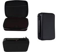 Navitech Black Hard Waterproof Case for Walkie Talkie/Two Way Radio's Compatible with the Cobra AM845 Quad pack