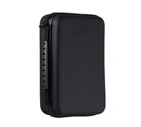 Navitech Black Heavy Duty Rugged Headphone Case Compatible With The Sony Wireless WI-1000X Headphones