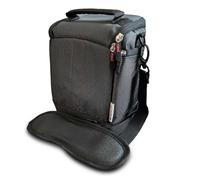 Navitech Black Portable Binocular Shoulder Bag - Compatible with Celestron 72332 - Nature DX ED 8x42 Binoculars