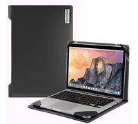 Navitech Black Real Leather Folio Case Cover Sleeve Compatible With The Microsoft Surface Book