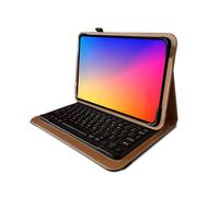 Navitech Black Rotational Bluetooth Keyboard Case Compatible With YESTEL T5 10" Tablet