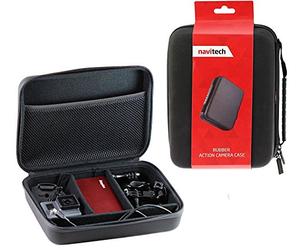 Navitech Black Shock Proof Hard Storage Case/Cover Compatible With The The Panox Dive Action Camera