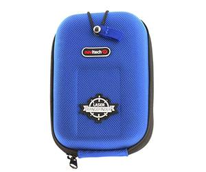 Navitech Blue EVA Rangefinder Hard Case/Cover With Carabiner Clip Compatible With The Breaking 80 Golf Rangefinder/Breaking 80 IS500 Golf Rangefinder/Breaking 80 SmartSlope Golf Slope Rangefinder