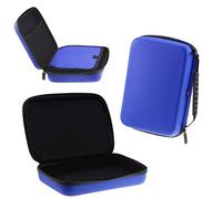 Navitech Blue Heavy Duty Rugged Headphone Case suitable for the Marley Jam Out There HX-HP303