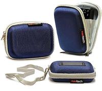 Navitech Blue Shockproof Camera Case Compatible with Sony RX100 IV 20.1 MP Premium Compact Digital Camera