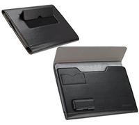 Navitech Broonel - Prestige - Black Luxury Laptop Folio Case Cover Compatible With The Asus TF300T / TF300TG / TF700KL / TF700T / TransCompatible With Themer Pad Infinity / TX300