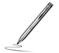 Navitech Broonel Shadow Silver Active Electronic Digital Stylus Compatible With Samsung Galaxy S6 / Samsung Galaxy S6 Edge/Samsung Galaxy S5