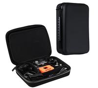 Navitech Charcoal Grey Heavy Duty Rugged Slim Line Action Cam Case/Cover Compatible With Veho VCC-003-MUVI-BLK MUVI Micro Digital Camcorder