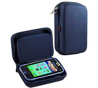 Navitech Dark Blue Premium Travel Hard Carry Case Cover Sleeve Compatible With The Vtech Kidicom Advance