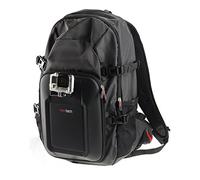 Navitech GoPro Backpack With Charcoal Grey Shockproof Case Compatible With The Go Pro Hero 2018 Hero 6 5 4 3 2 1 Hero Session 5 Black AKASO EK7000 Apeman & More