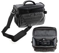 Navitech Grey and Black Camcorder Case with Carry Shoulder Strap and Integrated Belt Strap Compatible with the Canon EOS C700 PL